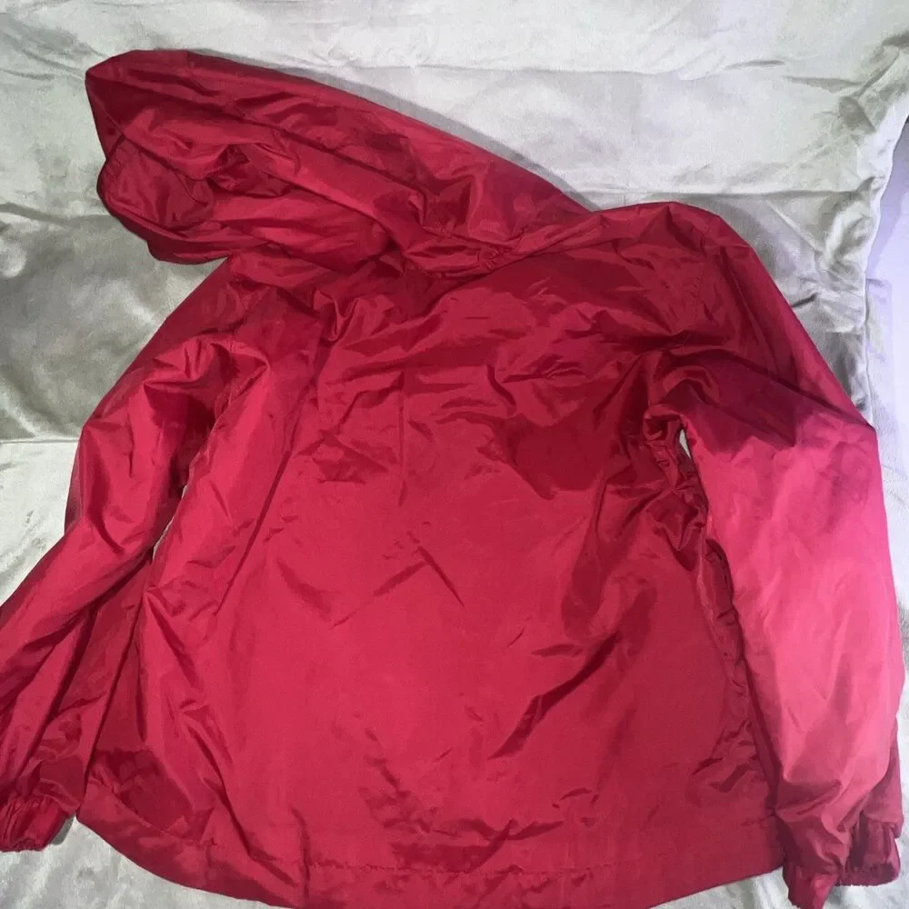 Oshkosh Hooded Pullover Rain Windbreaker Red Boys 6/7